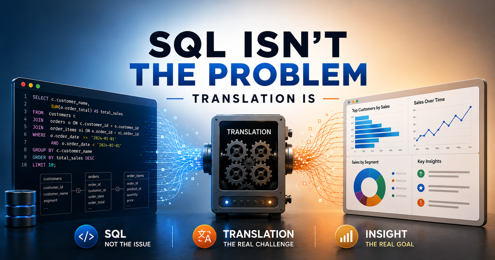 SQL Isn't the Problem. Translation Is.